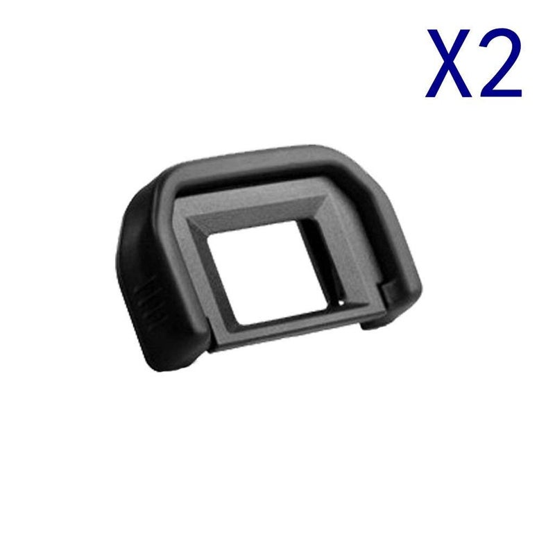 Shenligod (2PCS) EF Viewfinder Eyepiece Eyecup Eye Cup Rubber for Canon EOS 300D 350D 400D 450D 500D 550D 600D 1000D 1100D 700D 100D Canon Rebel XT XTi XS XSi T1i T2 T2i T3 T3i T4i T5i SL1 - Image 2